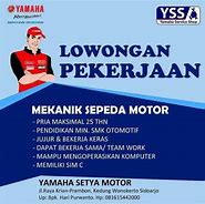 Lowongan Mekanik Motor Terdekat